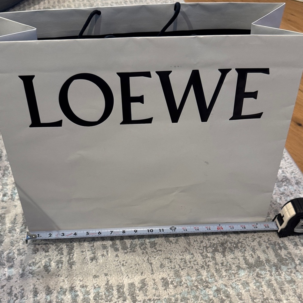 Loewe White Shopping Bag